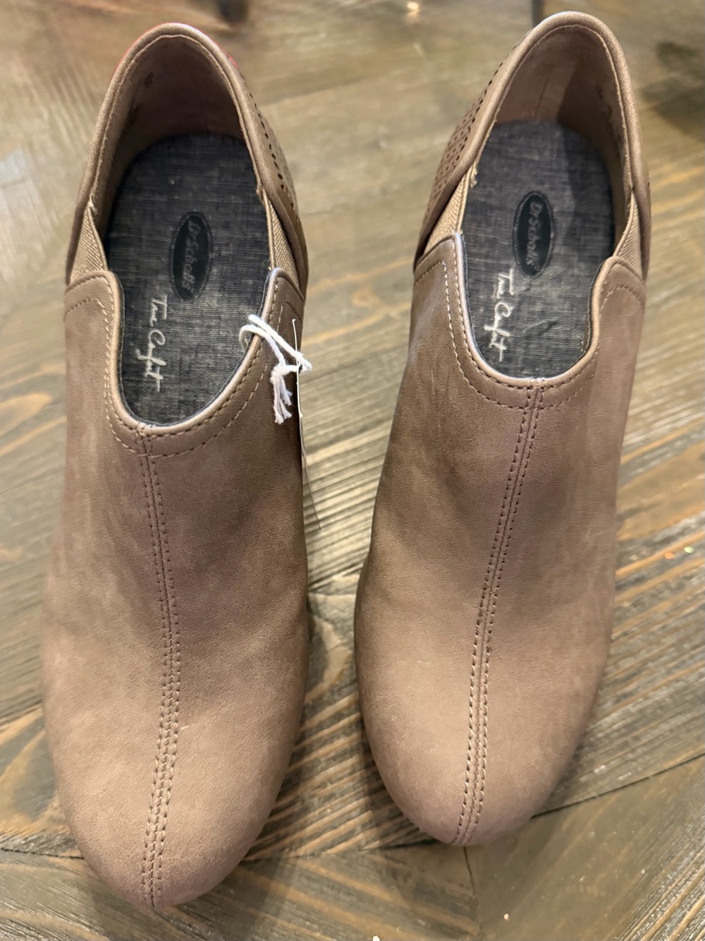 Dr Scholls Taupe Slip-On Mule Clogs